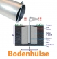 Preview: Bodenhülse für Masten 70 mm