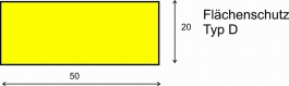 Flächenschutz -KNUFFI®- aus PU, 50x20 mm, Typ D, Meterware