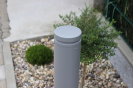 Stilpoller Ø 82 mm, mit Alukopf + Ziernut, herausnehmbar